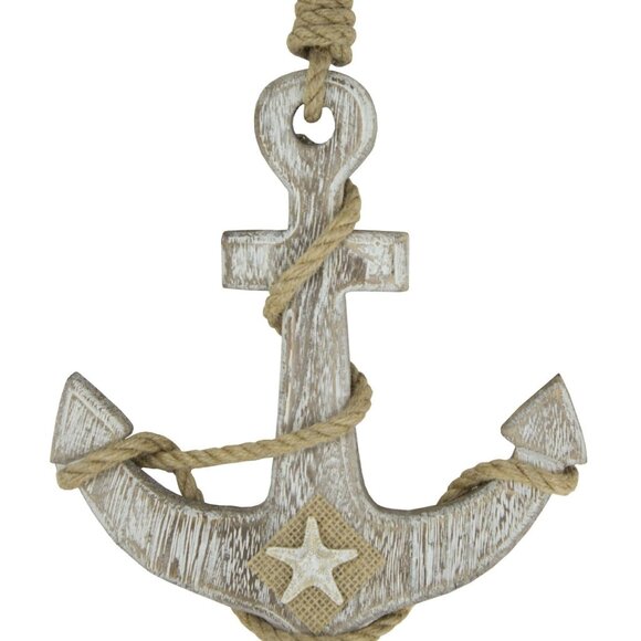 Wood & Rope Anchor Decor - Picture 1 of 1